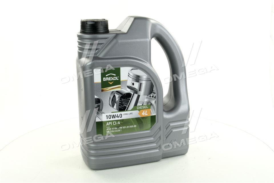 Масло моторн. BREXOL 10W40 CI-4 DIESEL Long Life (Канистра 4л) 48391051015 UA58