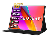 Портативный монитор Zeuslap Z16 Lite ультратонкий 16" 1920 х 1200