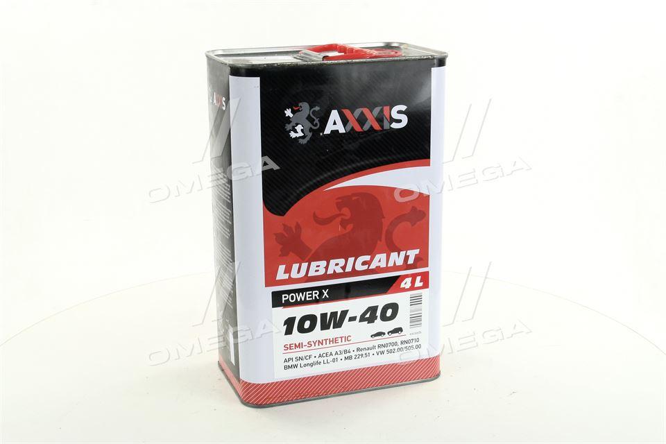 Олива моторн. AXXIS 10W-40 Power Х (Канистра 4л) 48021043879 UA58