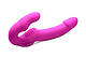 AF624-Pink Безремневий страпон з вібрацією Strap U, силіконовий, рожевий, 24.7 х 4 см, фото 2
