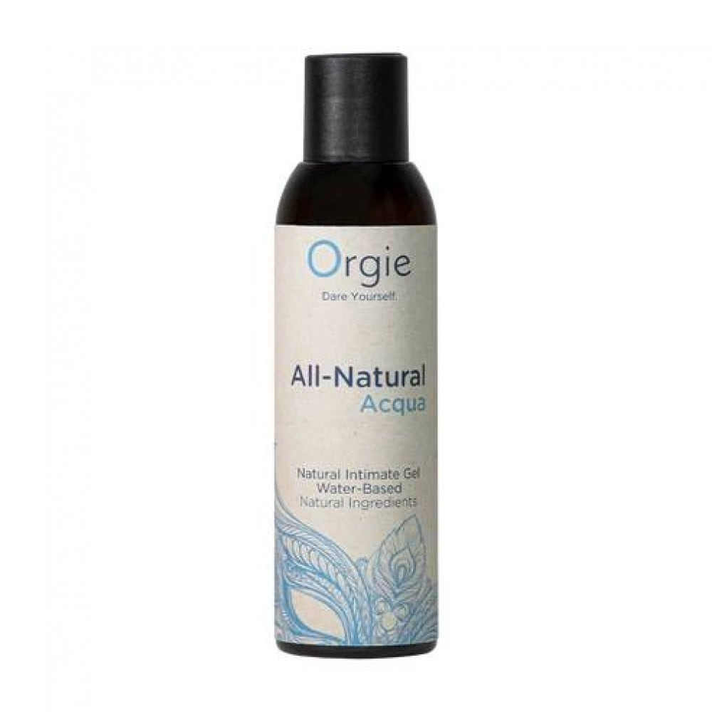 Лубрикант на водній основі гладкий і шовковистий ALL-NATURAL Acqua, 150 мл Orgie, фото 1
