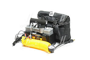 Компресор, 12V, 10Атм, 60л/хв, 2 -х поршневий, клеми, шланг 5м. < ДК> DK31-112 UA58