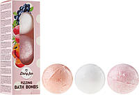 Шипучие шары для ванны Delia Cosmetics Dairy Fun Fizzing Bath Bombs 3x100g (726713)