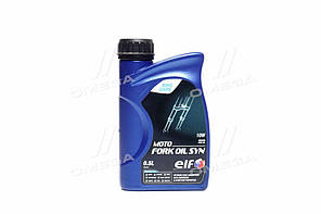 Олива гидравл. ELF MOTO FORK OIL SYN 10W (Канистра 0.5л) для вилок та амортизаторив 213966 UA58