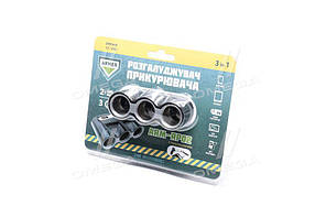 Розгалужувач прикурювача, 3в1, 2 USB, 2400mA, 12 / 24V, подовжувач  ARM-RP02 UA58