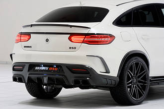 Спойлер кришки багажника карбон Mercedes GLE63 COUPE З292 2015-2019 р.в. стиль Brabus