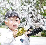 Кулемет з мильними бульбашками "Мініган", Дитячий пістолет для бульбашок, Пускач мильних бульбашок, фото 9