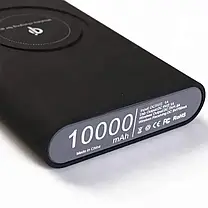 Power Bank 10000 mAh Wireless бездротовий 808, Повербанк, Зовнішній акумулятор, Портативна зарядка, Power Bank 10000 mAh Wireless, фото 4