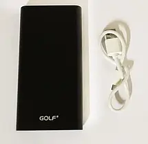 Power bank 10000 mAh GOLF Edge 10, Повербанк, Зовнішній акумулятор, Портативна зарядка, Power bank 10000 mAh GOLF Edge 10, фото 4