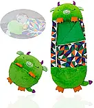 Спальний дитячий мішок Sleeping Bag Зелений, Спальник подушка, Іграшка сліпик, фото 3