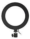 Кільцева LED лампа діаметром 16 см з пультом Black, фото 3
