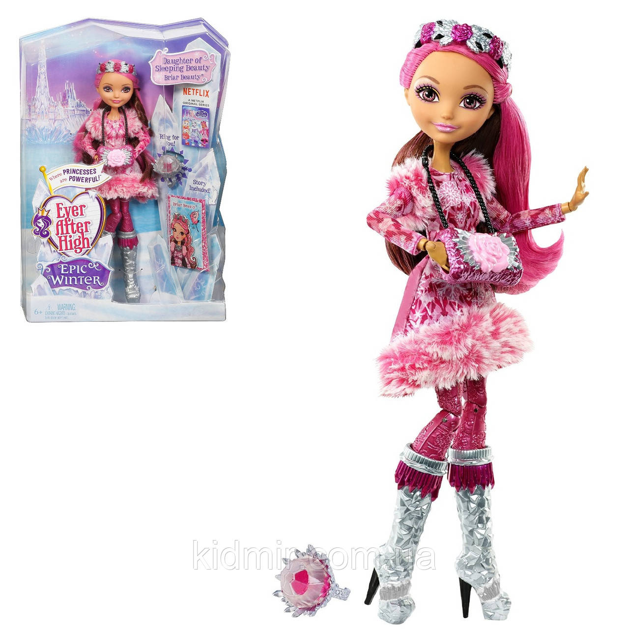 Ever After High Briar Beauty DKR65 Лялька Евер Афтер Хай Браєр Б'юті Епічна Зима