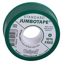 Фум стрічка UNIPAK JUMBOTAPE Standart 19x0.2 мм 11 м 000023468