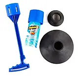 Вантуз Plumber's Hero для унітазу та каналізаційних труб, Набір для прочищення унітазу та каналізаційних труб, фото 3