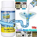 Потужний очищувач для мийки та зливу WILD Tornado Sink & Drain Cleaner, Засіб для чищення труб і мийок, фото 5