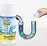 Потужний очищувач для мийки та зливу WILD Tornado Sink & Drain Cleaner, Засіб для чищення труб і мийок, фото 7