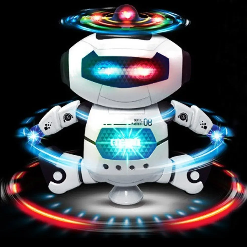 Танцующий светящийся робот Dancing Robot | детская игрушка музыкальный ...