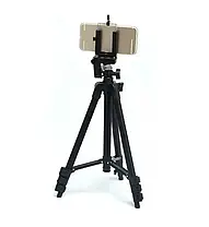 Штатив для фотоапарата трипод 3120A Black + чохол | Штатив для телефону і камери, фото 3