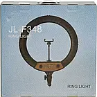 Кільцева LED лампа діаметром 45см з пультом і 3 держателями JL-F348, фото 7