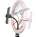 Кільцева LED лампа M-33 RING FILL LIGHT (33см), Кільцеве світло, Світлова лампа кільце, фото 7