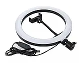 Кільцева LED лампа M-33 RING FILL LIGHT (33см), Кільцеве світло, Світлова лампа кільце, фото 9