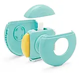 Туристична бритва Sphynx Travel Razor для депіляції 3 в 1 Блакитна, Дорожня бритва, Жіноча бритва, фото 2