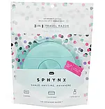 Туристична бритва Sphynx Travel Razor для депіляції 3 в 1 Блакитна, Дорожня бритва, Жіноча бритва, фото 3