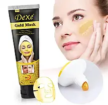 Маска для обличчя Dexe Gold Mask | Золота маска для обличчя, фото 2