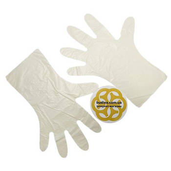 Одноразові оглядові рукавички Flex, S, 100 шт, TPE, білі, Reflex