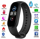 Smart Watch Mi BAND M5 black, Фітнес трекер Mi band 5, Годинники для фітнесу, Розумні годинники, Годинники для фітнесу, фото 3