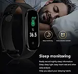 Smart Watch Mi BAND M5 black, Фітнес трекер Mi band 5, Годинники для фітнесу, Розумні годинники, Годинники для фітнесу, фото 6