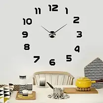 Годинники настінні DIY NEW Clock з цифрами | Настінні 3D годинник | великий годинник на стіну, фото 3