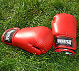Боксерські рукавиці PowerPlay 3004 Classic Червоні 12 унцій, фото 6