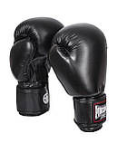 Боксерські рукавиці PowerPlay 3004 Classic Чорні 14 унцій, фото 4