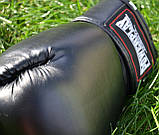 Боксерські рукавиці PowerPlay 3004 Чорні 12 унцій, фото 7
