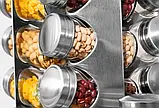 Карусель для спецій Spice carousel 16 відсіків, Спецівниця, Набір ємностей для спецій з підставкою, фото 9
