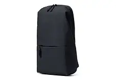 Сумка XIAOMI через плече mini | Міні рюкзак Xiaomi Urban Backpack з одного лямкою чорний, фото 2