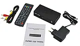 Тюнер DTV T2 0968 metal з підтримкою wifi адаптера (з екраном), ТВ тюнер, Цифрова приставка для телевізора, фото 4