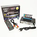 Тюнер DTV T2 0968 metal з підтримкою wifi адаптера (з екраном), ТВ тюнер, Цифрова приставка для телевізора, фото 5