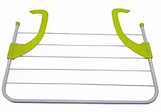 Знімна сушарка для одягу ЗЕЛЕНА Fold Clothes Shelf, Сушарка для речей, Сушарка на батарею, фото 2