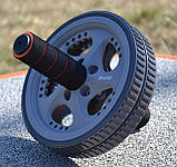 Колесо для преса Power System PS-4006 Power Ab Wheel Grey/Black, фото 9