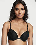 Бюстгальтер Victoria's Secret sexy tee lace push-up bra Black (розмір 32B), фото 3