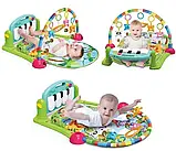 Розвиваючий килимок ЗЕЛЕНИЙ PIANO FITNESS RACKНЕ, Ігровий килимок для дітей, Килимок для малюка, фото 9