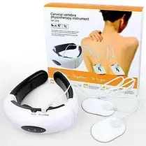 Електростимулятор масажер для шиї фізіотерапія Cervical vertebra Neck Massager KL-5830, фото 3
