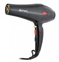 Фен для волос Gemei GM-1767 | Фен для укладки волос | Мощный фен с насадками | Воздушный стайлер SKL
