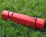Килимок для йоги та фітнесу Power System PS-4060 TPE Yoga Mat Premium  Red (183х61х0.6), фото 7