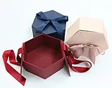 Подарунковий набір мила з троянд у ЧОРНІЙ коробці | Подарунковий набір мильних кольорів, фото 4
