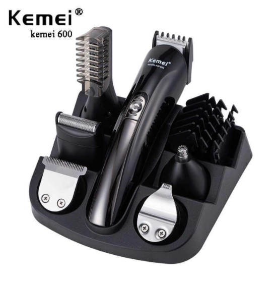 Машинка триммер для стрижки волос KEMEI KM-600 (11 В 1 + Подставка) SEN - фото 3 - id-p1937761490