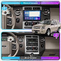 Штатна магнітола Lesko для Ford Expedition III Рестайлінг 2014-2017г 9" 2/32Gb CarPlay 4G Wi-Fi GPS Prime 5 шт., фото 2
