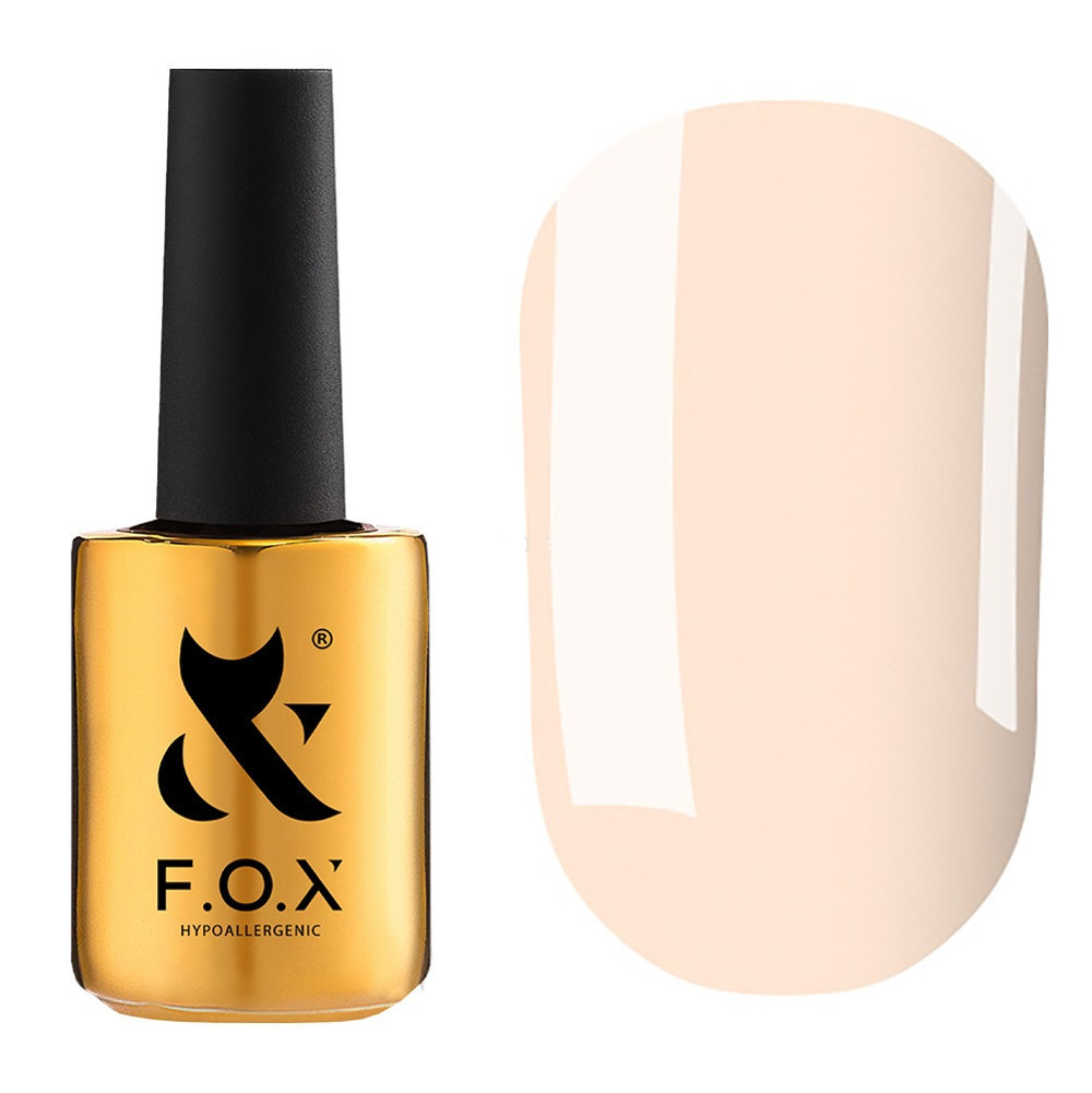 Основа середньої в'язкості на каучуковій основі бежево-рожевий FOX Tonal Cover Base 008, 14 мл